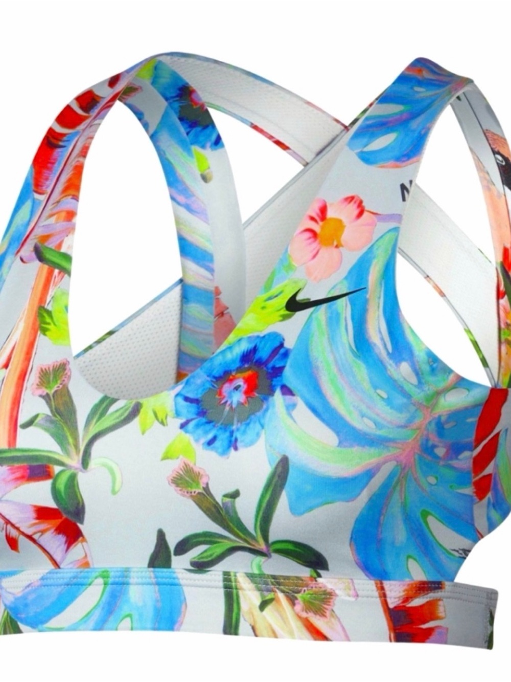 Nike Indy Harper Femme Floral Dri-Fit Sports Bra Women’s Size Medium
